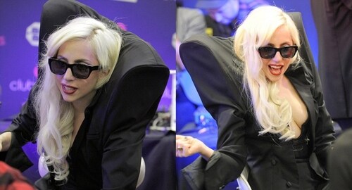 Lady Gaga's take on power dressing being truly one-of-a-kind as always Lady Gaga's take on power dressing being truly one-of-a-kind as always