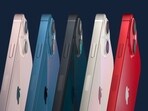 The iPhone 13 looks similar to the iPhone 12 models. The iPhone 13 looks similar to the iPhone 12 models.