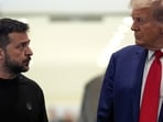 Republican presidential nominee former President Donald Trump meets with Ukraine's President Volodymyr Zelenskyy at Trump Tower, Friday, Sept. 27, 2024, in New York. (AP Photo/Julia Demaree Nikhinson)