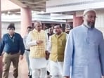 New Delhi: Members of Joint Parliamentary Committee on Waqf (Amendment) Bill leave after a meeting at Parliament House Annexe, in New Delhi, Thursday, Sept. 19, 2024. (PTI Photo)