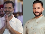 Saif Ali Khan has heaped praise on Rahul Gandhi Saif Ali Khan has heaped praise on Rahul Gandhi