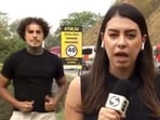 Brazilian singer MC Livinho faced backlash after dancing during a live report on a deadly bus crash. Brazilian singer MC Livinho faced backlash after dancing during a live report on a deadly bus crash.