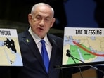 Israel's Prime Minister Benjamin Netanyahu addresses the 79th United Nations General Assembly at U.N. headquarters in New York, U.S., September 27, 2024.