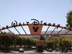 The entrance to Walt Disney studios is seen in Burbank, California, U.S. August 6, 2018.