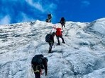 Wednesday’s statement described the expedition to scale the “Tsangyang Gyatso Peak” as one of the toughest ever undertaken by the NIMAS team (X/PemaKhanduBJP) Wednesday’s statement described the expedition to scale the “Tsangyang Gyatso Peak” as one of the toughest ever undertaken by the NIMAS team (X/PemaKhanduBJP)
