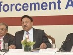 CEC Rajiv Kumar along with ECs Gyanesh Kumar & Dr. Sandhu reviews poll preparations. CEC Rajiv Kumar along with ECs Gyanesh Kumar & Dr. Sandhu reviews poll preparations.