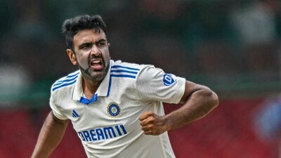 Ravichandran Ashwin broke the 51-run stand between Shanto and Mominul early in the second session by sending the former back on 31 off 57 balls. Ashwin thus dethroned Anil Kumble as the highest Indian wicket-taker in Tests played in Asia. (AFP) Ravichandran Ashwin broke the 51-run stand between Shanto and Mominul early in the second session by sending the former back on 31 off 57 balls. Ashwin thus dethroned Anil Kumble as the highest Indian wicket-taker in Tests played in Asia. (AFP)