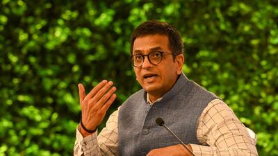 Chief Justice of India Dhananjaya Y Chandrachud. (HT PHOTO) Chief Justice of India Dhananjaya Y Chandrachud. (HT PHOTO)