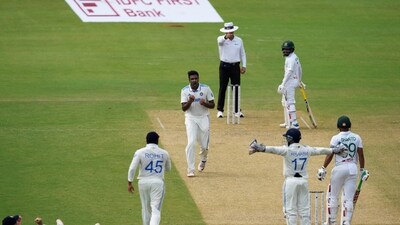 India will be looking for more wickets early on Day 2 with play scheduled to start half an hour early, if weather permits. (AP) India will be looking for more wickets early on Day 2 with play scheduled to start half an hour early, if weather permits. (AP)