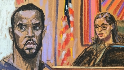 Jane Doe has alleged that Sean Diddy Combs' employees forced her to travel to visit the music mogul by using “coercive and harassing language.” (REUTERS)