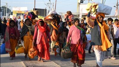 Pilgrims at Sangam in Prayagaraj (File) Pilgrims at Sangam in Prayagaraj (File)
