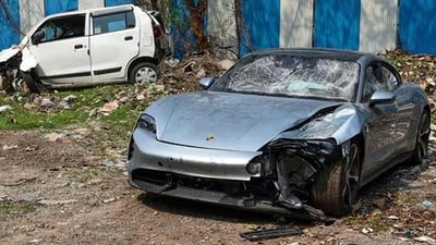 Porsche car which was involved in the accident that killed two in Pune (File Photro) Porsche car which was involved in the accident that killed two in Pune (File Photro)