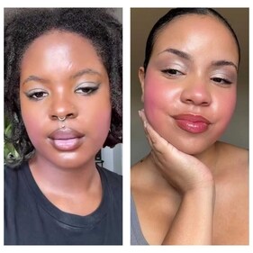 This makeup trend is based on the blush blindness effect (Photo: Instagram)