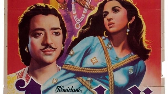 7. Anarkali (1953), is a&nbsp;historical drama film, directed by Nandlal Jaswantlal. It was the top grossing&nbsp;Hindi film in the year of its release. While Mughal-e-Azam was from the perspective of emperor Akbar, Anarkali&nbsp;narrates the story from the perspective of Anarkali, the character.&nbsp;Anarkali (1953), Film Poster, POP.00892,&nbsp;MAP Collection, MAP Bengaluru
