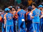Pallekele: India's Suryakumar Yadav with teammates celebrates the wicket of Sri Lanka's Maheesh Theekshana during the 3rd T20 International cricket match between India and Sri Lanka at the Pallekele International Cricket Stadium, in Pallekele, Tuesday, July 30, 2024.(PTI Photo/Kunal Patil)(PTI07_31_2024_000653B) *** Local Caption *** Pallekele: India's Suryakumar Yadav with teammates celebrates the wicket of Sri Lanka's Maheesh Theekshana during the 3rd T20 International cricket match between India and Sri Lanka at the Pallekele International Cricket Stadium, in Pallekele, Tuesday, July 30, 2024.(PTI Photo/Kunal Patil)(PTI07_31_2024_000653B) *** Local Caption ***