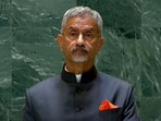 External affairs minister S Jaishankar addresses the United Nations General Assembly in New York. External affairs minister S Jaishankar addresses the United Nations General Assembly in New York.