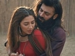 Mahira Khan and Fawad Khan in a still from The Legend of Maula Jatt.