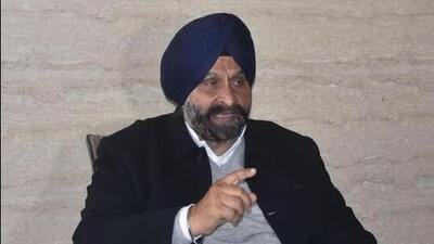 Addressing a press conference, former cabinet minister Maheshinder Singh Grewal accused the Aam Aadmi Party government of misusing central grants under the Ayushman Bharat scheme before criticising the delay in the elections to the Ludhiana civic body. (HT Photo) Addressing a press conference, former cabinet minister Maheshinder Singh Grewal accused the Aam Aadmi Party government of misusing central grants under the Ayushman Bharat scheme before criticising the delay in the elections to the Ludhiana civic body. (HT Photo)
