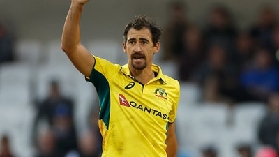 Australia's Mitchell Starc during the ODI series against England (Action Images via Reuters)