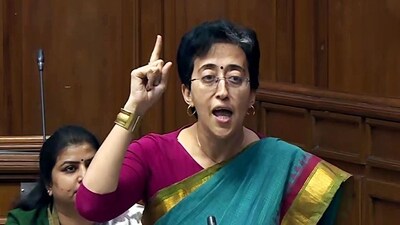 Delhi chief minister Atishi. Delhi chief minister Atishi.