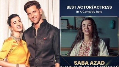 Hrithik Roshan dedicated a post to Saba Azad. Hrithik Roshan dedicated a post to Saba Azad.