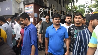 Aspirants coming out after appearing in the UPSC Civil Services Main Examination at College of Commerce exam centre in Patna. (Photo credits: Santosh Kumar) Aspirants coming out after appearing in the UPSC Civil Services Main Examination at College of Commerce exam centre in Patna. (Photo credits: Santosh Kumar)