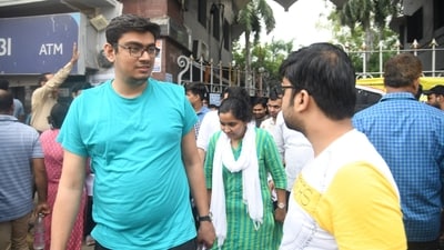 Carrying restricted items such as mobile phones, smartwatches or other communicating devices into the exam hall was restricted. (Photo credits: Santosh Kumar) Carrying restricted items such as mobile phones, smartwatches or other communicating devices into the exam hall was restricted. (Photo credits: Santosh Kumar)