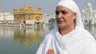 Jagir Kaur was acquitted of the murder of her daughter Harpreet Kaur by the Punjab and Haryana high court in 2018. After that, she unsuccessfully contested the 2019 Lok Sabha elections from Khadoor Sahib on a Shiromani Akali Dal ticket, and the next year she was chosen as the SGPC president. (HT file photo)