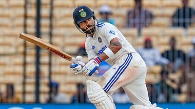 Virat Kohli during the first Test between India and Bangladesh (PTI) Virat Kohli during the first Test between India and Bangladesh (PTI)