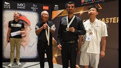 Ranveer Singh Saini has clinched a silver medal at the prestigious Macau Golf Masters. (HT PHOTO) Ranveer Singh Saini has clinched a silver medal at the prestigious Macau Golf Masters. (HT PHOTO)