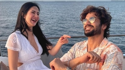 Katrina Kaif along with Sunny Kaushal during the Maldives birthday trip. (Instagram) Katrina Kaif along with Sunny Kaushal during the Maldives birthday trip. (Instagram)