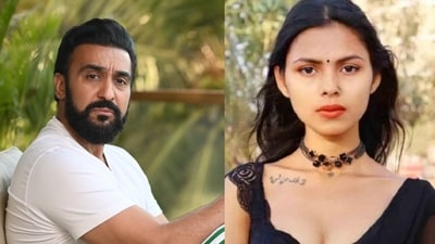 Businessman Raj Kundra (L), Riya Arvinda Barde (R) Businessman Raj Kundra (L), Riya Arvinda Barde (R)