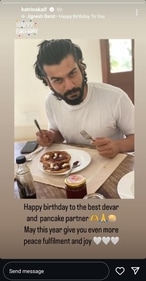 Katrina via Instagram Stories. Katrina via Instagram Stories.