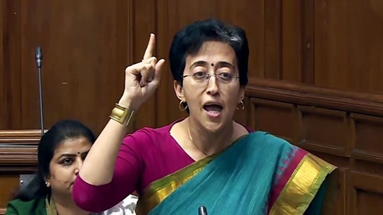 Delhi chief minister Atishi.