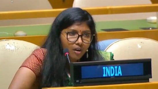 UNGA Indian diplomat Bhavika Mangalanandan