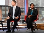 Two of Britain's main opposition Conservative Party leadership candidates, Robert Jenrick (L) and Kemi Badenoch. Two of Britain's main opposition Conservative Party leadership candidates, Robert Jenrick (L) and Kemi Badenoch.