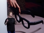 Mark Zuckerberg talks about the Orion AR glasses during the Meta Connect conference Wednesday, Sept. 25, 2024, in Menlo Park, California Mark Zuckerberg talks about the Orion AR glasses during the Meta Connect conference Wednesday, Sept. 25, 2024, in Menlo Park, California