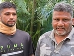 Indian batter Sarfaraz Khan posted a video of his younger brother Musheer and father Naushad on his Instagram story. Indian batter Sarfaraz Khan posted a video of his younger brother Musheer and father Naushad on his Instagram story.