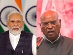 Prime Minister Narendra Modi and Congress chief Mallikarjun Kharge Prime Minister Narendra Modi and Congress chief Mallikarjun Kharge