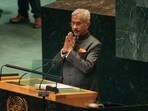 Subrahmanyam Jaishankar speaks during the United Nations General Assembly (UNGA) in New York, US. Subrahmanyam Jaishankar speaks during the United Nations General Assembly (UNGA) in New York, US.