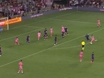 Lionel Messi equalised for Inter Miami. Lionel Messi equalised for Inter Miami.