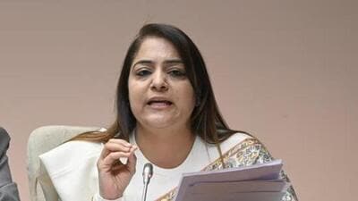 Delhi mayor Shelly Oberoi. (Sanjeev Verma/HT Photo) Delhi mayor Shelly Oberoi. (Sanjeev Verma/HT Photo)