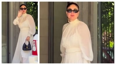 Kareena Kapoor's white, billowy dress is an excellent sartorial inspiration for daywear. (Instagram/@varindertchawla) Kareena Kapoor's white, billowy dress is an excellent sartorial inspiration for daywear. (Instagram/@varindertchawla)