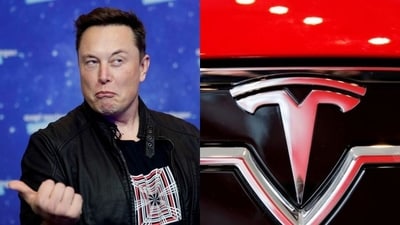 The manager of Tesla’s gigafactory, André Thierig, said that turning up at the homes of staff like this was not unusual