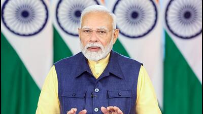 Prime minister Narendra Modi addresses the foundation stone laying, inauguration and dedication to the nation various projects in Maharashtra worth over ₹11,200 crore through video conferencing, on Sunday. (ANI) Prime minister Narendra Modi addresses the foundation stone laying, inauguration and dedication to the nation various projects in Maharashtra worth over ₹11,200 crore through video conferencing, on Sunday. (ANI)