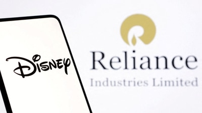 Disney and Reliance logos are seen in this illustration (Reuters)