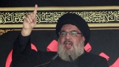 Hezbollah chief Hassan Nasrallah was killed in an Israeli airstrike on Saturday. (Reuters File Photo) Hezbollah chief Hassan Nasrallah was killed in an Israeli airstrike on Saturday. (Reuters File Photo)