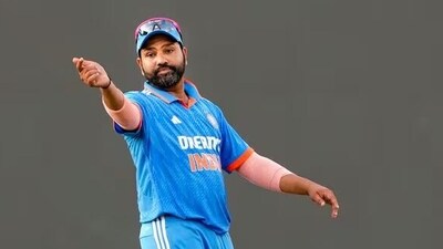 Rohit Sharma is 15 matches away from joining the 500-match club. (PTI) Rohit Sharma is 15 matches away from joining the 500-match club. (PTI)