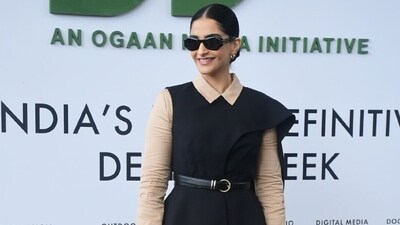 Sonam Kapoor gives new meaning to power dressing. Sonam Kapoor gives new meaning to power dressing.