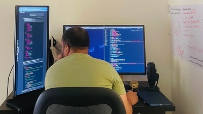 Tushar S, CEO of Vaani Co, shared the daily routine of his co-founder Abhilash Khare on social media (LinkedIn/ dstartupkid) Tushar S, CEO of Vaani Co, shared the daily routine of his co-founder Abhilash Khare on social media (LinkedIn/ dstartupkid)